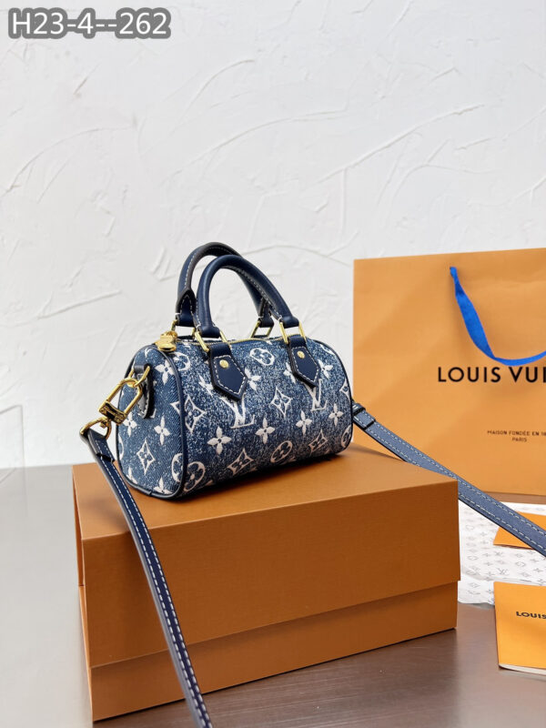 LOUIS VUITTON SPEEDY DENIM BAG CHARM 17CM M00546 - Image 3