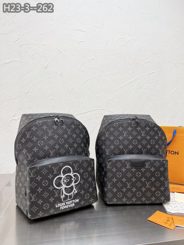 LOUIS VUITTON APOLLO BACKPACK MONOGRAM VIVIENNE ECLIPSE BLACK 37CM - Image 3