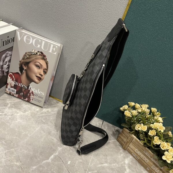LOUIS VUITTON DUO SLING BAG CARO BLACK 42CM M30936 - Image 3