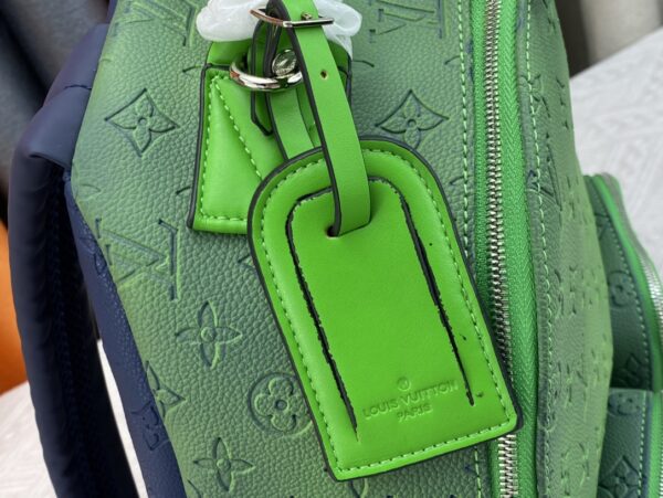 LOUIS VUITTON MULTIPOCKET BACKPACK GREEN AND BLUE 40CM M59690 - Image 4
