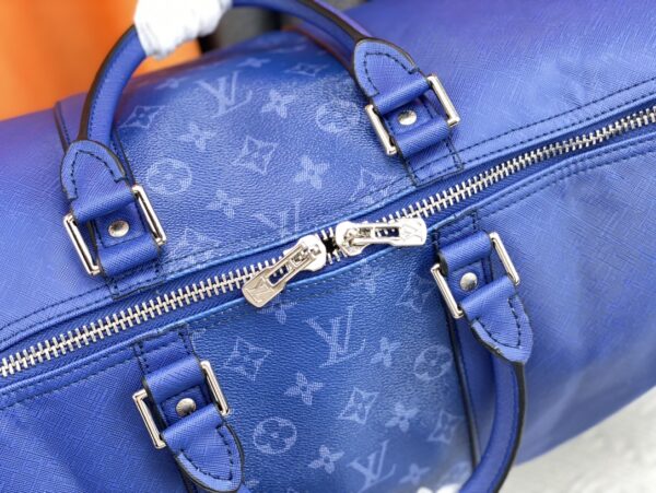 LOUIS VUITTON KEEPALL BANDOULIÈRE 50CM BLUE M59712 - Image 4