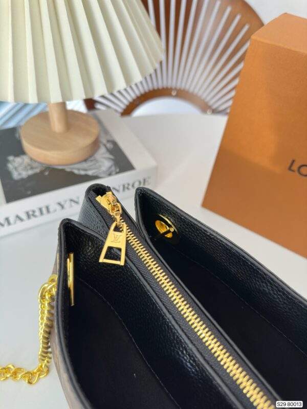 LOUIS VUITTON MONOGRAM IN FULL BLACK SERENE BB BAG 25CM M43777 - Image 4