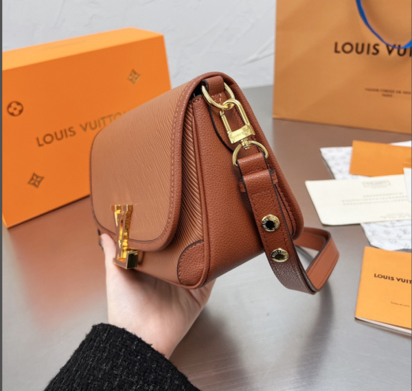 LOUIS VUITTON BUCI BROWN AND GOLD 24CM M59459 - Image 4
