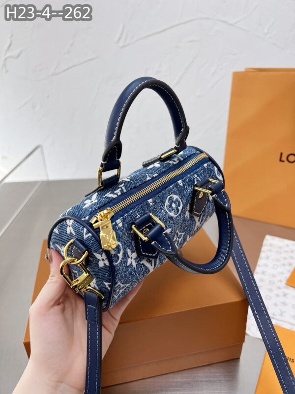 LOUIS VUITTON SPEEDY DENIM BAG CHARM 17CM M00546 - Image 4
