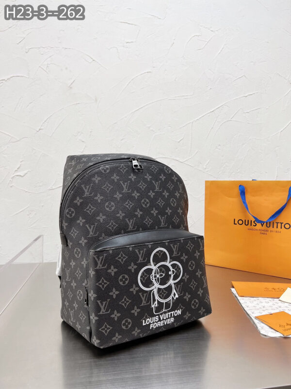 LOUIS VUITTON APOLLO BACKPACK MONOGRAM VIVIENNE ECLIPSE BLACK 37CM - Image 4