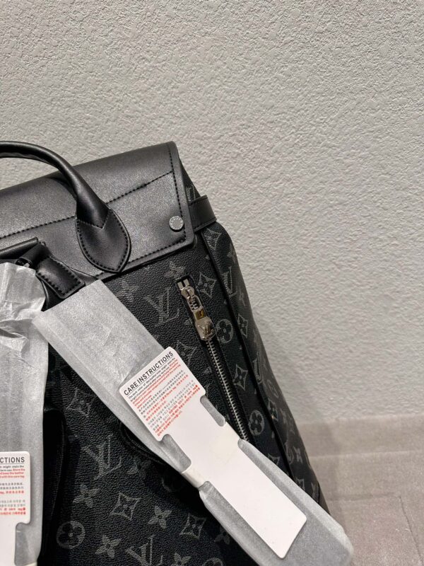 LOUIS VUITTON STEAMER BACKPACK BLACK 42CM M44052 - Image 4