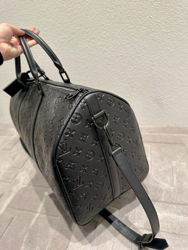 LOUIS VUITTON KEEPALL BANDOULIÈRE 50 BLACK M44810 - Image 4