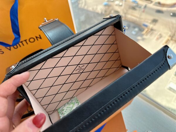 LOUIS VUITTON PETITE MALLE BLACK AND GREY 19CM M21462 - Image 4