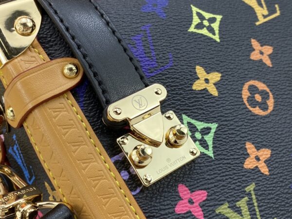 LOUIS VUITTON SIDE TRUNK MONOGRAM IN BLACK 21CM M46358 - Image 4