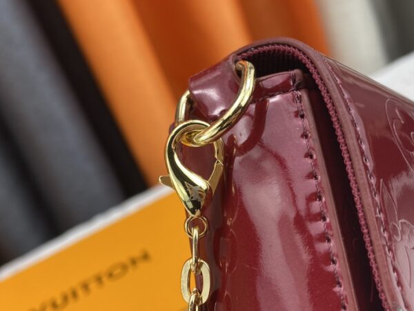 LOUIS VUITTON POCHETTE FÉLICIE WINE RED 21CM M61293 - Image 6
