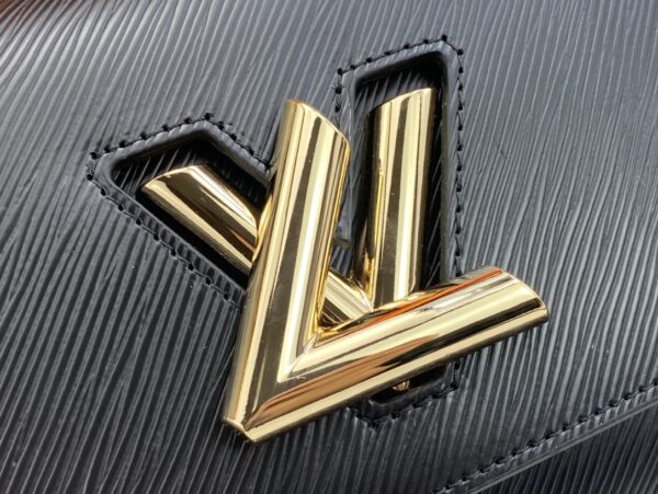 LOUIS VUITTON TWIST MM BLACK 23CM - Image 5