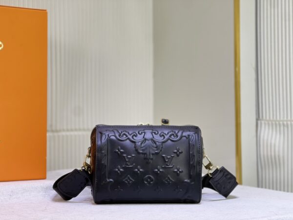 LOUIS VUITTON CITY KEEPALL BAG BLACK 20CM M21835 - Image 10