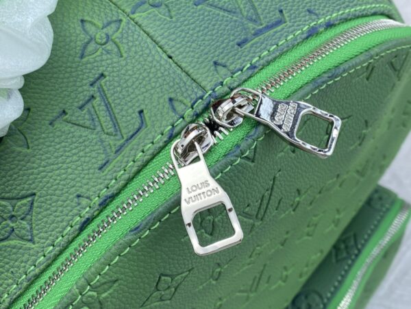 LOUIS VUITTON MULTIPOCKET BACKPACK GREEN AND BLUE 40CM M59690 - Image 5