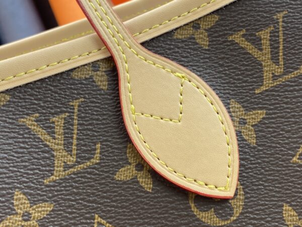 LOUIS VUITTON x YK MM NEVERFULL ORANGE YELLOW AND PINK 31CM CUSTOMS M46381 - Image 3