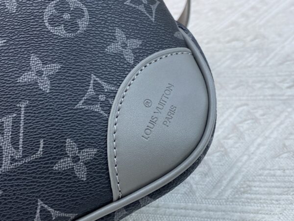 LOUIS VUITTON BOULOGNE BLACK AND GREY LEATHER 27CM M45832 - Image 5