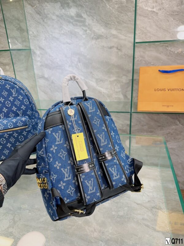 LOUIS VUITTON MONOGRAM DEMIN 38CM BACKPACK - Image 4