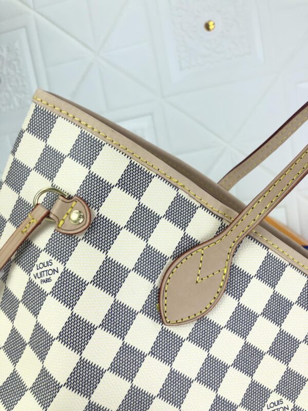 LOUIS VUITTON NEVERFULL GM DAMIER AZUR AND BEIGE 40CM N41360 - Image 2