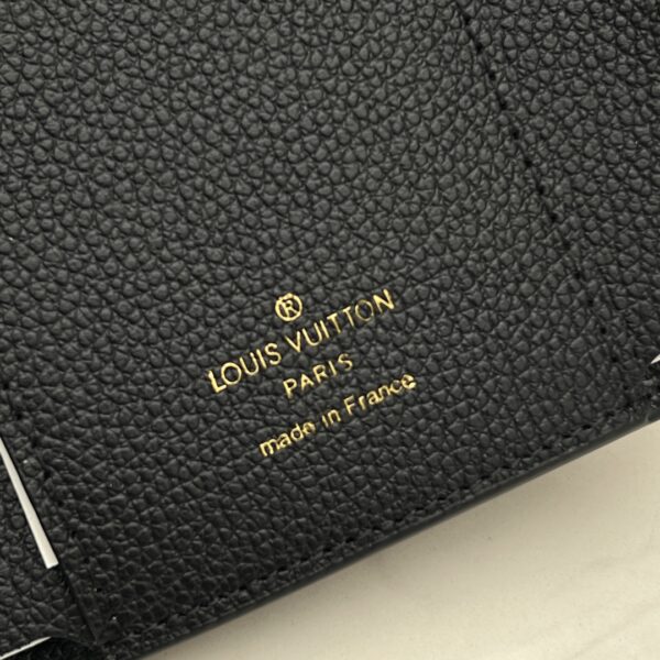 LOUIS VUITTON VICTORINE WALLET BLACK AND BEIGE 12CM M80968 - Image 5