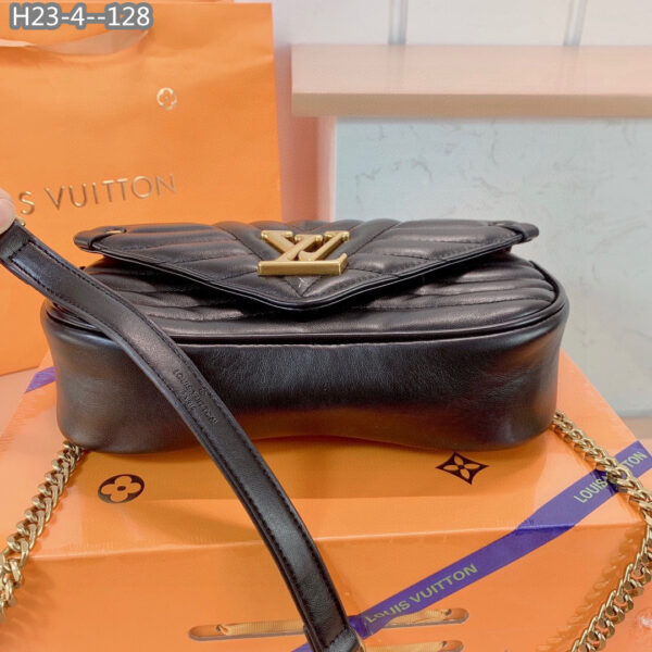 LOUIS VUITTON NEW WAVE CHAIN BAG BLACK 25CM M55206 - Image 5