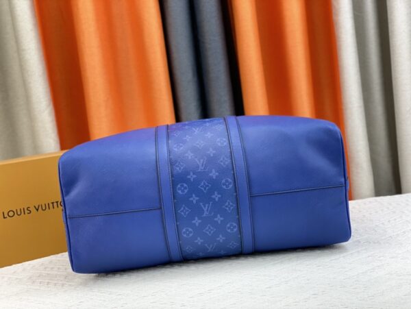 LOUIS VUITTON KEEPALL BANDOULIÈRE 50CM BLUE M59712 - Image 6