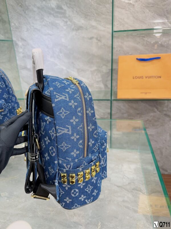 LOUIS VUITTON MONOGRAM DEMIN 38CM BACKPACK - Image 5