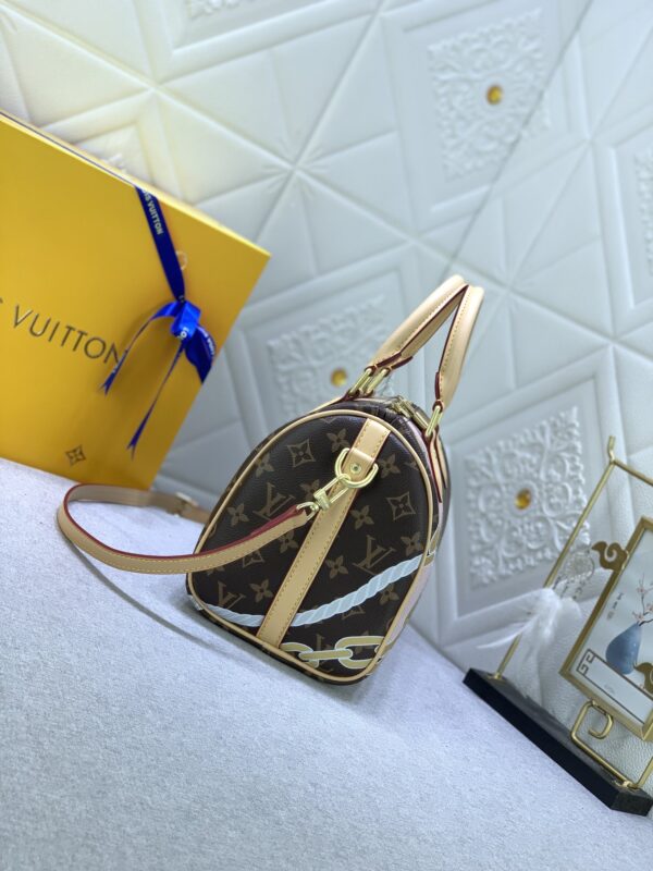 LOUIS VUITTON SPEEDY BANDOULIÈRE 25CM BROWN N40473 - Image 10