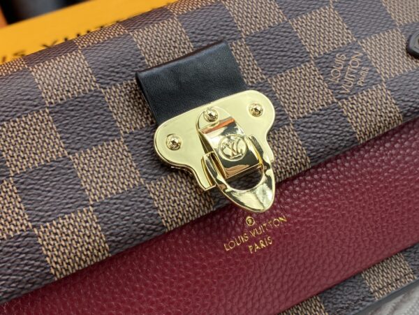 LOUIS VUITTON VAVIN CHAIN WALLET RED BORDEAUX 19CM N40109 - Image 6