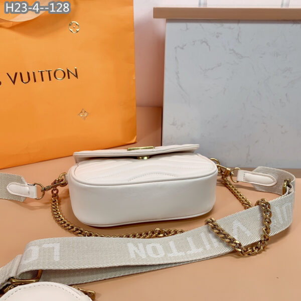 LOUIS VUITTON NEW WAVE MULTI POCHETTE WHITE 20CM M56471 - Image 5