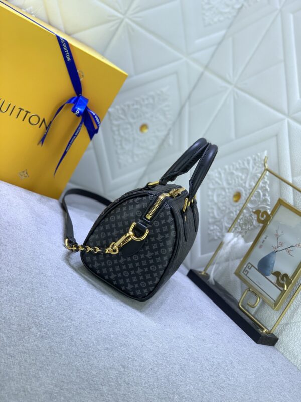 LOUIS VUITTON SPEEDY BANDOULIÈRE 20 BLACK M22595 - Image 7