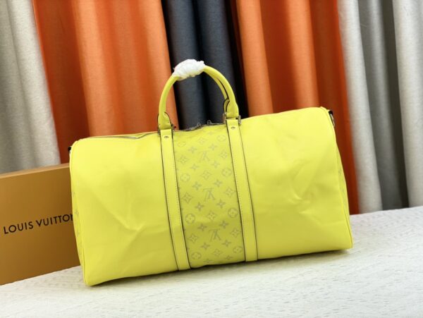 LOUIS VUITTON KEEPALL BANDOULIÈRE 50CM YELLOW M59712 - Image 7