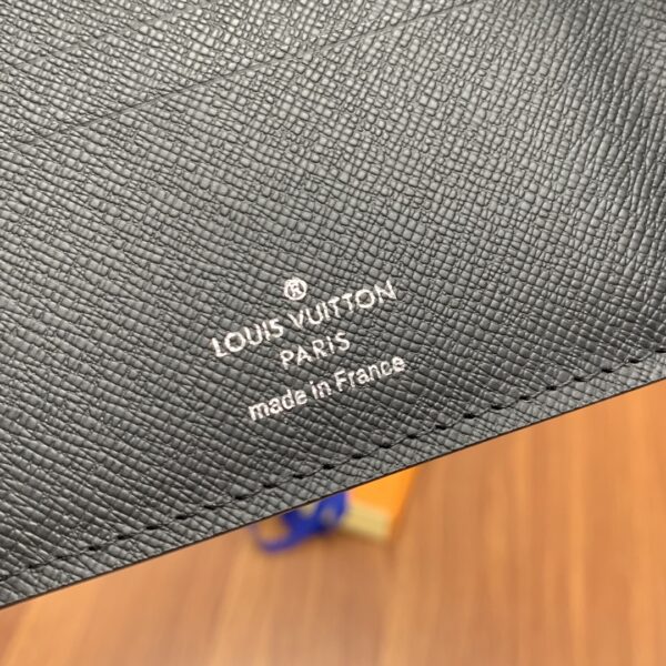 LOUIS VUITTON AMERIGO WALLET MONOGRAM CANVAS IN BLACK 11CM N60053 - Image 7