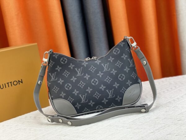 LOUIS VUITTON BOULOGNE BLACK AND GREY LEATHER 27CM M45832 - Image 7