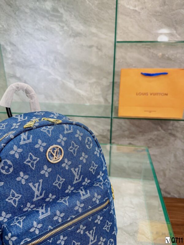 LOUIS VUITTON MONOGRAM DEMIN 38CM BACKPACK - Image 6