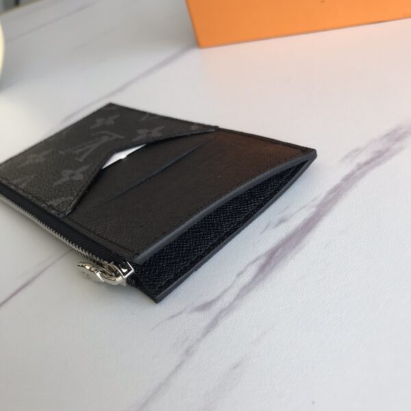 LOUIS VUITTON COIN CARD HOLDER TAIGARAMA 14.5CM BLACK M30271 - Image 7