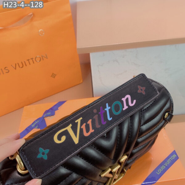 LOUIS VUITTON NEW WAVE CHAIN BAG BLACK 25CM M55206 - Image 7