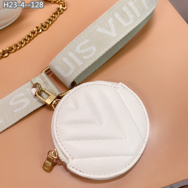 LOUIS VUITTON NEW WAVE MULTI POCHETTE WHITE 20CM M56471 - Image 6