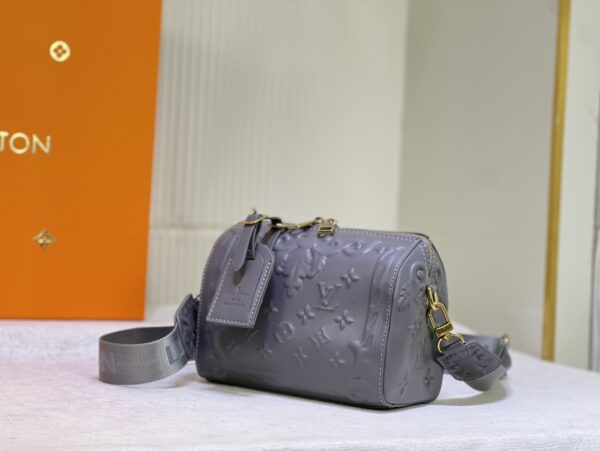 LOUIS VUITTON CITY KEEPALL BAG GREY 20CM M21835 - Image 8
