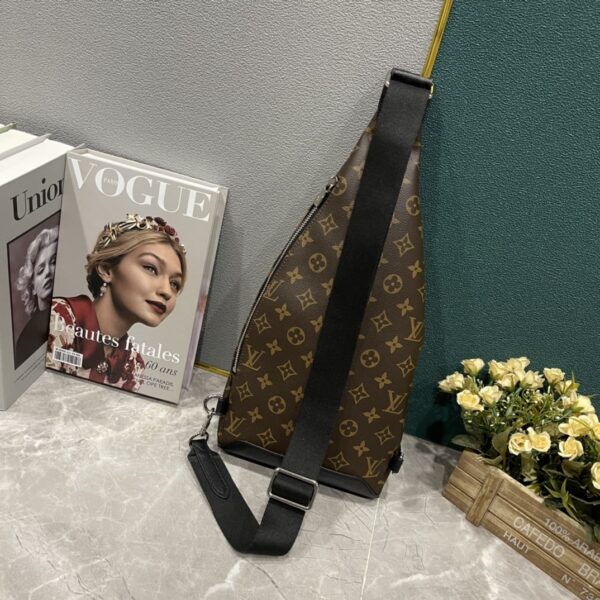 LOUIS VUITTON DUO SLING BAG BROWN 42CM M30936 - Image 8