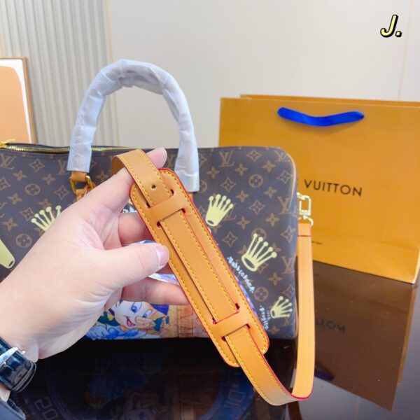 LOUIS VUITTON X ROLEX 1995 KEEPALL 45 PINOCCHIO HAND BAG - Image 8