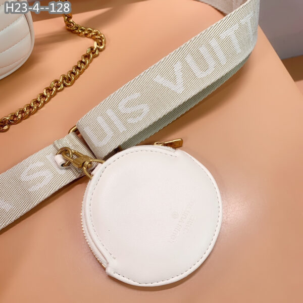 LOUIS VUITTON NEW WAVE MULTI POCHETTE WHITE 20CM M56471 - Image 7