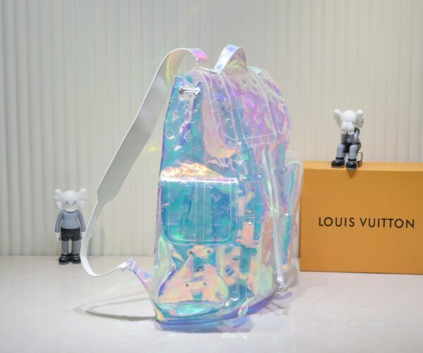 LOUIS VUITTON X VIRGIL ABLOH PVC PRISM CHRISTOPHER BACKPACK HONOGRAM 49CM M53286 - Image 9