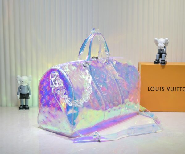 LOUIS VUITTON KEEPALL BANDOULIÈRE 50 PRISM HOLOGRAM M53271 - Image 9