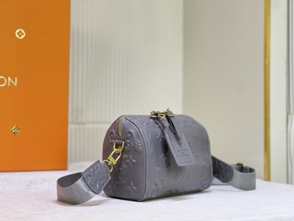 LOUIS VUITTON CITY KEEPALL BAG GREY 20CM M21835 - Image 9