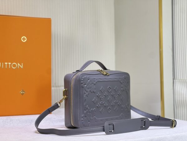 LOUIS VUITTON HANDLE SOFT TRUNK OPTIC GREY 26CM M21833 - Image 3