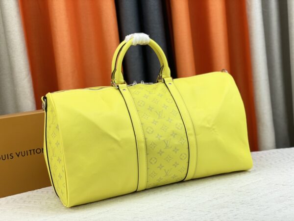 LOUIS VUITTON KEEPALL BANDOULIÈRE 50CM YELLOW M59712 - Image 9