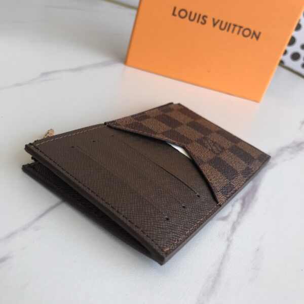 LOUIS VUITTON COIN CARD HOLDER BROWN 14.5CM N64038 - Image 6