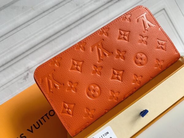LOUIS VUITTON ZIPPY WALLET MONOGRAM ORANGE 19CM M61864 - Image 9