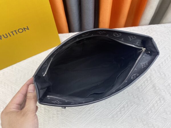 LOUIS VUITTON BESACE ZIPPEE BLACK 35CM M45216 - Image 8