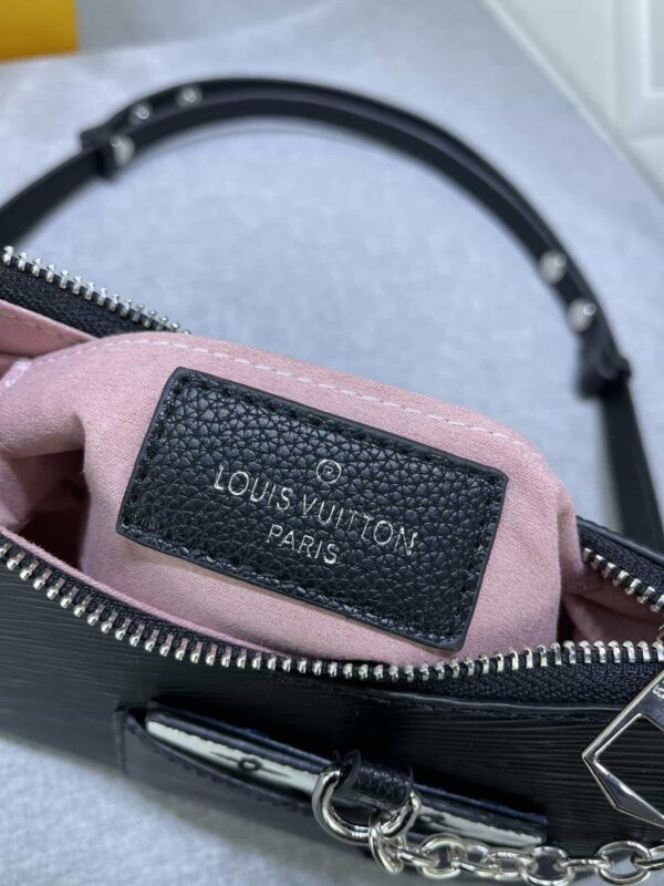 LOUIS VUITTON MARELLE QUARTZ BLACK 19 CM - Image 7