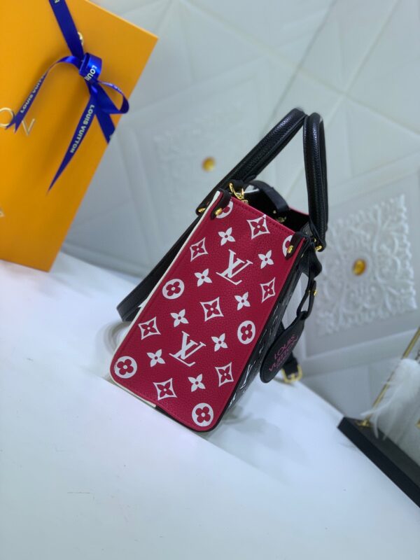 LOUIS VUITTON ONTHEGO BLACK WHITE 35CM - Image 5